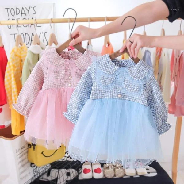 girl's dresses 6m-4t toddler baby long sleeve dress girl doll neck mesh child princess party clothes, Red;yellow
girl's dresses 6m-4t toddler baby long sleeve dress girl doll neck mesh child princess party clothes, Red;yellow