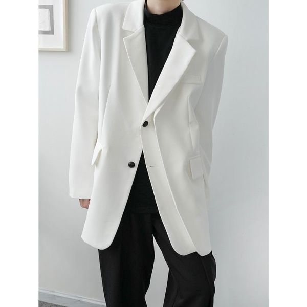 hip hop suits for men smart blazer slim fit fashion formal business casual terno masculino blazers bg50xz men's, White;black
hip hop suits for men smart blazer slim fit fashion formal business casual terno masculino blazers bg50xz men's, White;black