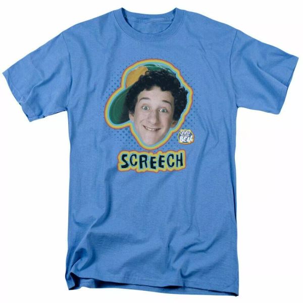 saved by the bell screech t shirt mens licensed classic tv tee carolina blue, White;black
saved by the bell screech t shirt mens licensed classic tv tee carolina blue, White;black