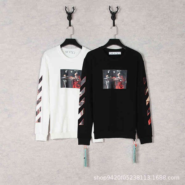 winter 2021 autumn new high-quality off caravaggio oil painting arrstyle round neck pullover batch, Black
winter 2021 autumn new high-quality off caravaggio oil painting arrstyle round neck pullover batch, Black