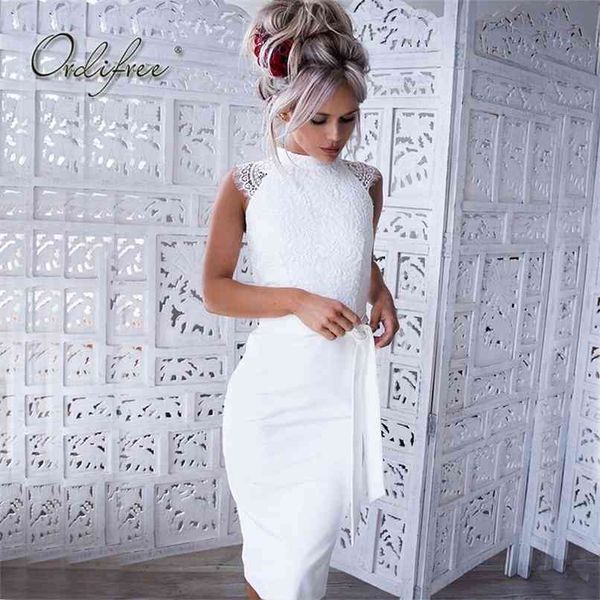 summer white bodycon dress sleeveless lace party knee length women midi robe femme 210513, Black;gray
summer white bodycon dress sleeveless lace party knee length women midi robe femme 210513, Black;gray