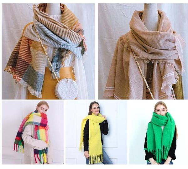 scarves cdt autumn and winter imitation cashmere solid color hand-fringed warm thickening scarf, Blue;gray
scarves cdt autumn and winter imitation cashmere solid color hand-fringed warm thickening scarf, Blue;gray