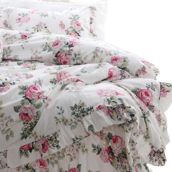 bedding sets korean lace ruffle princess flower printing luxury egyptian cotton duvet cover bed skirt bedspread pillowcases
bedding sets korean lace ruffle princess flower printing luxury egyptian cotton duvet cover bed skirt bedspread pillowcases