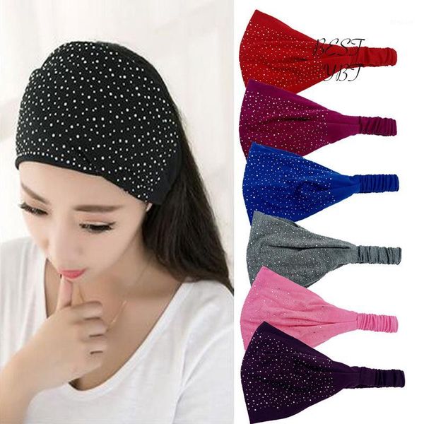 fashion and european american women's cotton rhinestone hair band lady yoga turban headwear1
fashion and european american women's cotton rhinestone hair band lady yoga turban headwear1