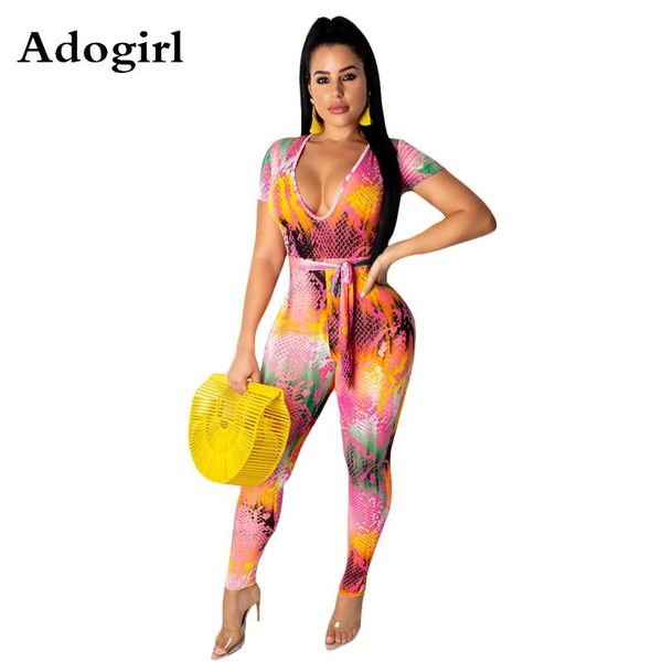 women's jumpsuits & rompers adogirl tie dye snakeskin print summer jumpsuit women v neck high waist slim romper night club party overal, Black;white
women's jumpsuits & rompers adogirl tie dye snakeskin print summer jumpsuit women v neck high waist slim romper night club party overal, Black;white