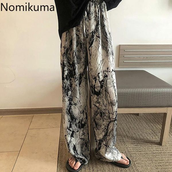 women's pants & capris nomikuma tie dye printed pantalones femme high waist wide leg women casual straight trousers loose streetwear vi, Black;white
women's pants & capris nomikuma tie dye printed pantalones femme high waist wide leg women casual straight trousers loose streetwear vi, Black;white