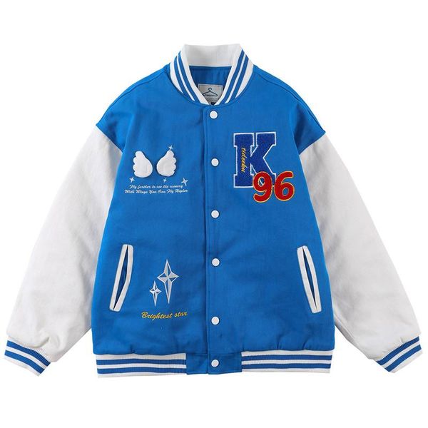 men's jackets 2021 winter hip hop baseball jacket wing letter embroidery patchwork varsity men harajuku fashion oversized vintage punk, Black;brown
men's jackets 2021 winter hip hop baseball jacket wing letter embroidery patchwork varsity men harajuku fashion oversized vintage punk, Black;brown