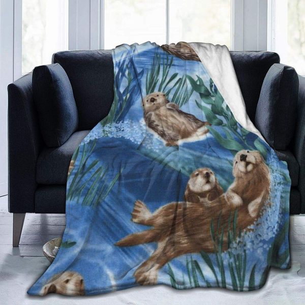 Sea Otter Cozy Fleece Throw Blanket Made from Plush Flannel Throw Blanket Home Bed Sofa Decorations 80"" X60
Sea Otter Cozy Fleece Throw Blanket Made from Plush Flannel Throw Blanket Home Bed Sofa Decorations 80"" X60