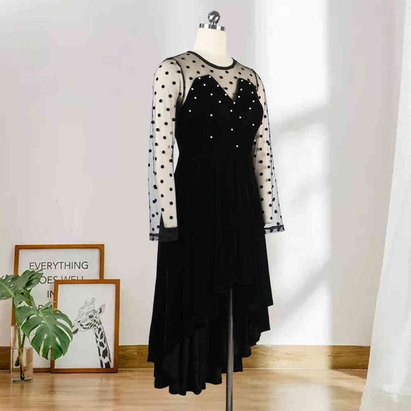 dressed in black velvet girly party dress a line plied with torn granules see through back celebrate date out occation f14w, Black;gray
dressed in black velvet girly party dress a line plied with torn granules see through back celebrate date out occation f14w, Black;gray