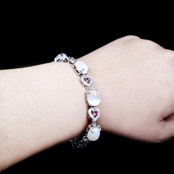 link, chain fashion trend charms bracelets femme level old pit species jade women jewelry adjustable size design high-end gifts, Black
link, chain fashion trend charms bracelets femme level old pit species jade women jewelry adjustable size design high-end gifts, Black