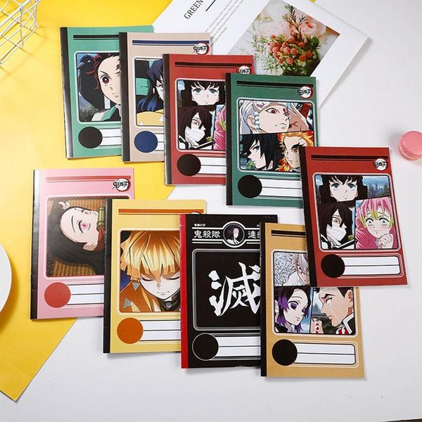 notepads demon slayer unlimited train peripheral anime diary book homework notebook stationery, Purple;pink
notepads demon slayer unlimited train peripheral anime diary book homework notebook stationery, Purple;pink