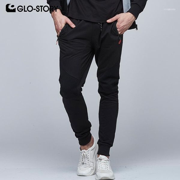 men's pants glo-story 2021 elastic wasit with drawstring sweatpants men casual streetwear knitted mrt-62111, Black
men's pants glo-story 2021 elastic wasit with drawstring sweatpants men casual streetwear knitted mrt-62111, Black