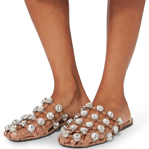 amelia slippers crawler leather mule cutting cage beads nail slide flat gladiator sandals women's shoes, Black
amelia slippers crawler leather mule cutting cage beads nail slide flat gladiator sandals women's shoes, Black