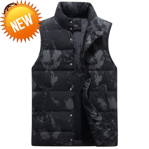 2019 fashion sleeveless jacket mens thickening cotton vest warm winter male camouflage waistcoats men casual windbreakers, Black
2019 fashion sleeveless jacket mens thickening cotton vest warm winter male camouflage waistcoats men casual windbreakers, Black