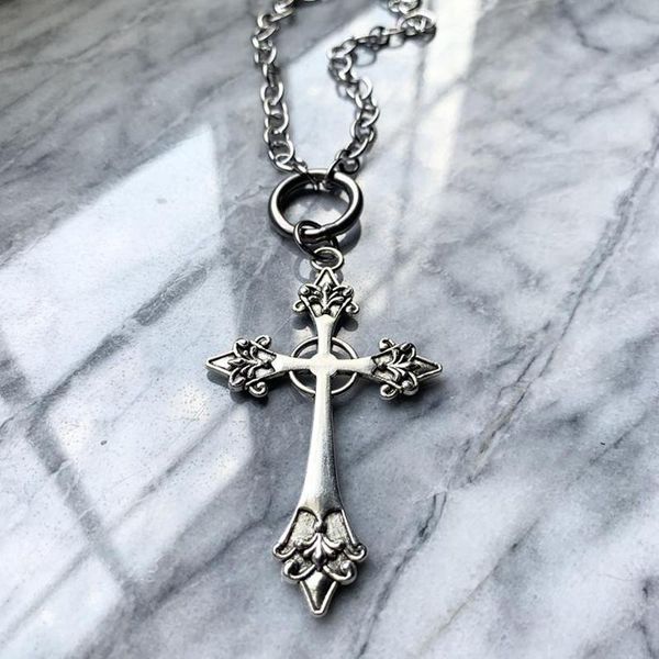 pendant necklaces gothic ghost cross necklace fashion goth witch halloween jewelry charm men women gift creative beautiful punk statement, Silver
pendant necklaces gothic ghost cross necklace fashion goth witch halloween jewelry charm men women gift creative beautiful punk statement, Silver