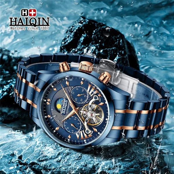wristwatches haiqin fashion mens watches wristwatch automatic mechanical clock blue watch men waterproof sport reloj hombre, Slivery;brown
wristwatches haiqin fashion mens watches wristwatch automatic mechanical clock blue watch men waterproof sport reloj hombre, Slivery;brown