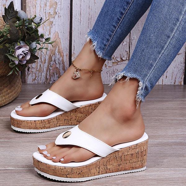 slippers 2021 fashion women's summer flip flops slides beach casual shoes open toe platform sandals wedge, Black
slippers 2021 fashion women's summer flip flops slides beach casual shoes open toe platform sandals wedge, Black