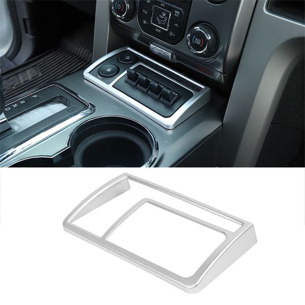 abs car aux control panel decoration cover for ford f150 raptor 2009-2014 silver 
abs car aux control panel decoration cover for ford f150 raptor 2009-2014 silver