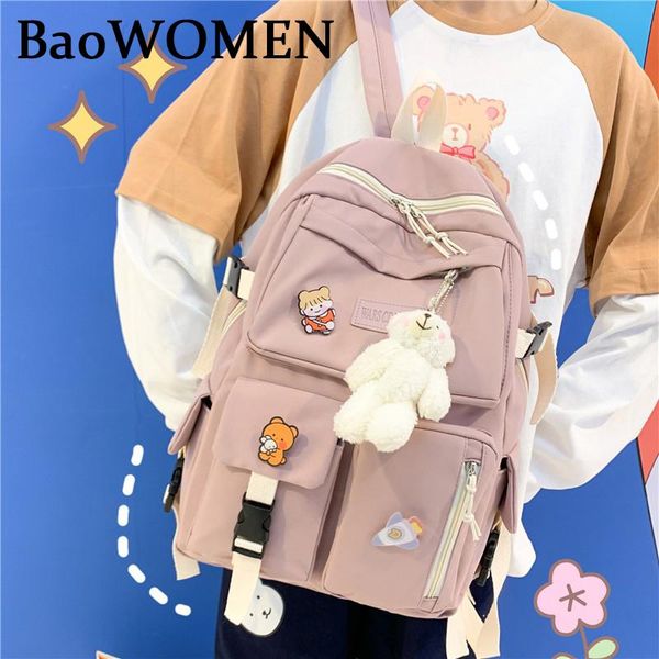 backpack baowomen nylon women school backpacks anti theft usb charge youth lady bag female large capacity waterproof bags
backpack baowomen nylon women school backpacks anti theft usb charge youth lady bag female large capacity waterproof bags