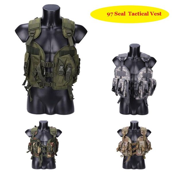 hunting jackets outdoor airsoftsports tactical vest military equipment 97 seal with water bag army combat armor, Camo;black
hunting jackets outdoor airsoftsports tactical vest military equipment 97 seal with water bag army combat armor, Camo;black