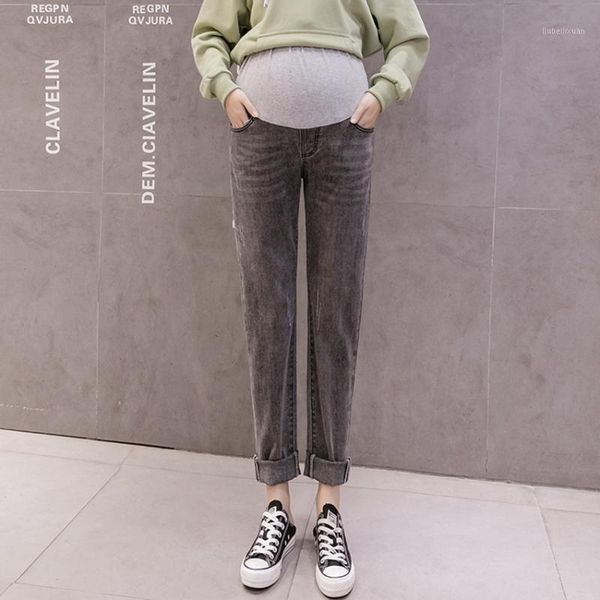 pregnant women jeans spring and autumn loose fashion all-match casual belly lift pants1, White
pregnant women jeans spring and autumn loose fashion all-match casual belly lift pants1, White