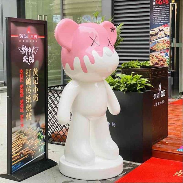 frp violent bear tide brand doll cartoon sculpture large shopping mall net hongmen shop decoration beautiful chen in the living
frp violent bear tide brand doll cartoon sculpture large shopping mall net hongmen shop decoration beautiful chen in the living
