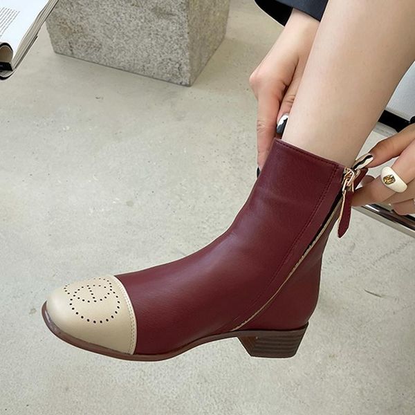 boots autumn winter shoes women fashion pu leather round toe zip ankle casual low square high heels bootties female size 35-40, Black
boots autumn winter shoes women fashion pu leather round toe zip ankle casual low square high heels bootties female size 35-40, Black