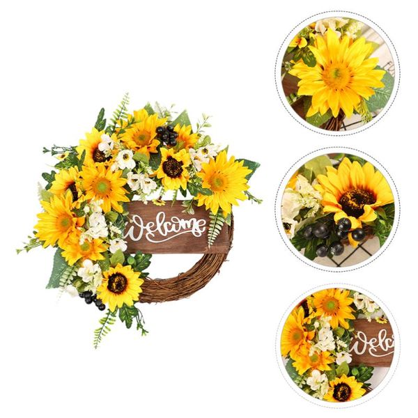 decorative flowers & wreaths artificial sunflower flower wreath delicate festival
decorative flowers & wreaths artificial sunflower flower wreath delicate festival