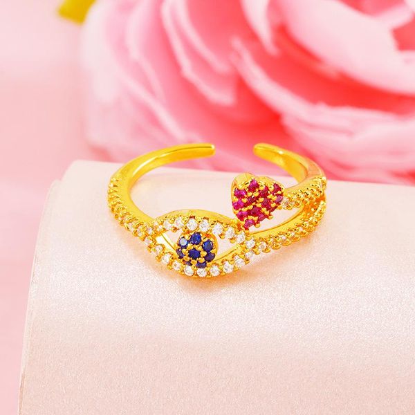 wedding rings classical gold color ring for women adjustable rhinestone angel eye open engagement female bohemia jewelry, Slivery;golden
wedding rings classical gold color ring for women adjustable rhinestone angel eye open engagement female bohemia jewelry, Slivery;golden