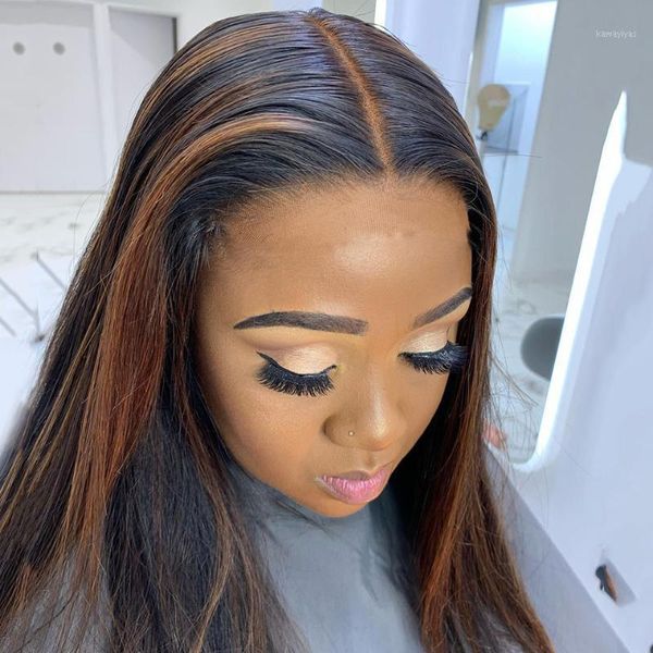 13x6x1 straight color highlight wig 150% l1b/30 lace front human hair wigs for women brazilian remy pre plucked baby1, Black;brown
13x6x1 straight color highlight wig 150% l1b/30 lace front human hair wigs for women brazilian remy pre plucked baby1, Black;brown