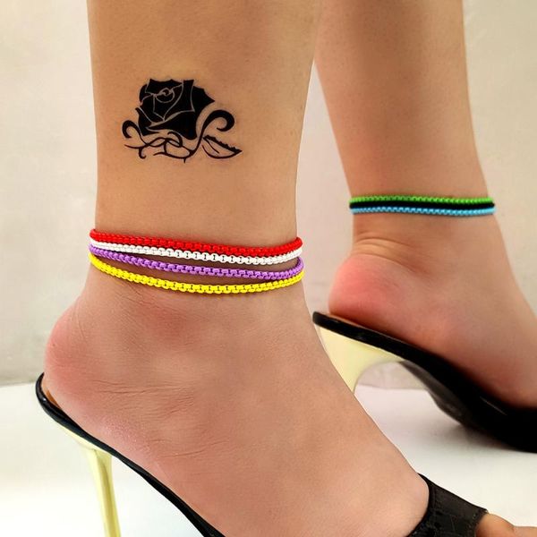 anklets rainbow color enamel box chain anklet for women fashion minimalism leg ankle hip hop barefoot bracelet beach party jewelry gifts, Red;blue
anklets rainbow color enamel box chain anklet for women fashion minimalism leg ankle hip hop barefoot bracelet beach party jewelry gifts, Red;blue