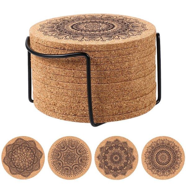 mats & pads cabilock 1 set absorbent cork coasters drink with holder for housewarming gifts home office cafe
mats & pads cabilock 1 set absorbent cork coasters drink with holder for housewarming gifts home office cafe