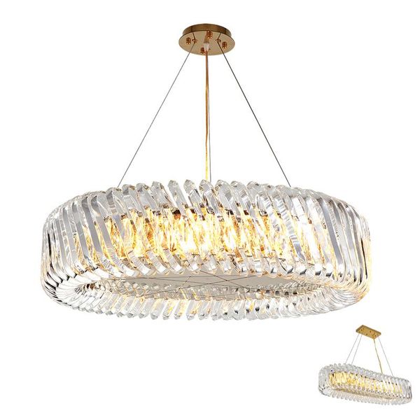 europe golden chandelier light led modern glass crystal suspension lamp stainless steel gold foyer hanging chandeliers
europe golden chandelier light led modern glass crystal suspension lamp stainless steel gold foyer hanging chandeliers