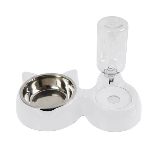 dog cat double bowls auto water dispenser bottle drinking raised stand dish 91ad & feeders
dog cat double bowls auto water dispenser bottle drinking raised stand dish 91ad & feeders