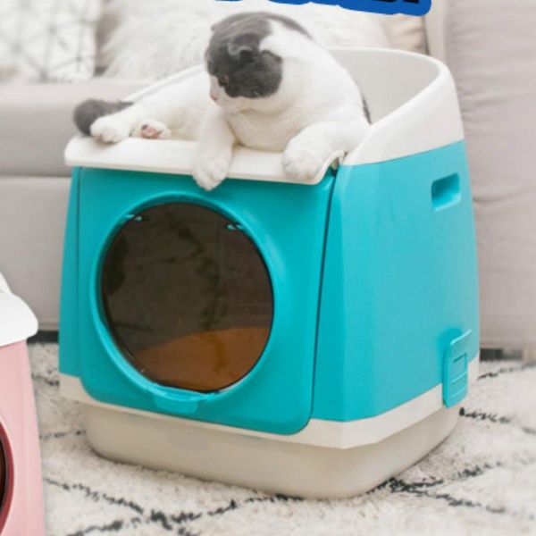 other cat supplies large closed self cleaning litter box blue training shorthair shovel litiere automatique pet accessories mm60msp
other cat supplies large closed self cleaning litter box blue training shorthair shovel litiere automatique pet accessories mm60msp