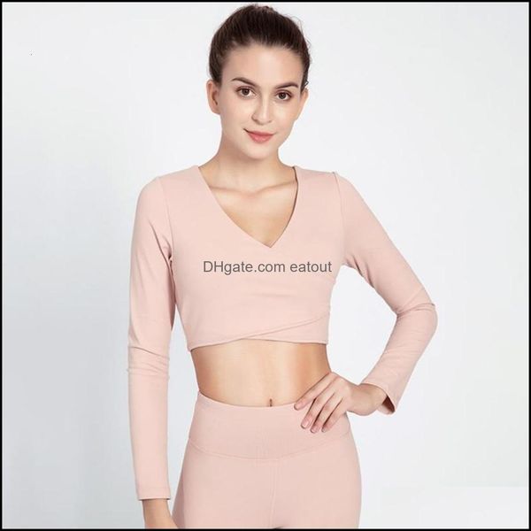 outfits exercise wear athletic outdoor apparel & outdoorsv neck yoga clothes t-shirt sports fitness long-sleeve expose navel women quic, White;red 
outfits exercise wear athletic outdoor apparel & outdoorsv neck yoga clothes t-shirt sports fitness long-sleeve expose navel women quic, White;red