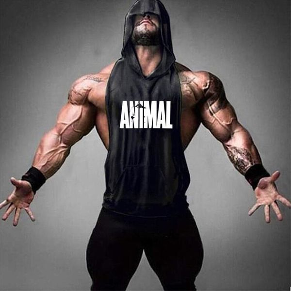 animal bodybuilding stringer tank men gyms shirt fitness clothing cotton vest hoodies, White;black
animal bodybuilding stringer tank men gyms shirt fitness clothing cotton vest hoodies, White;black