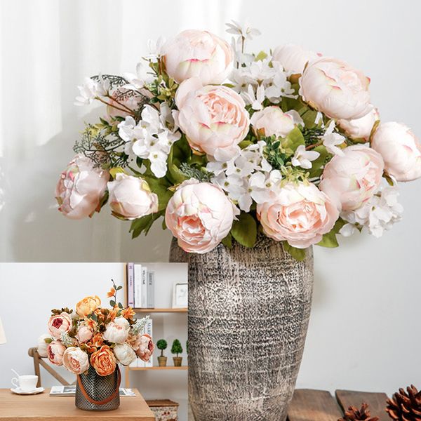 1bouquet 13 heads artificial peony decorative party silk fake flowers peonies for home l decor diy wedding decoration wreath
1bouquet 13 heads artificial peony decorative party silk fake flowers peonies for home l decor diy wedding decoration wreath