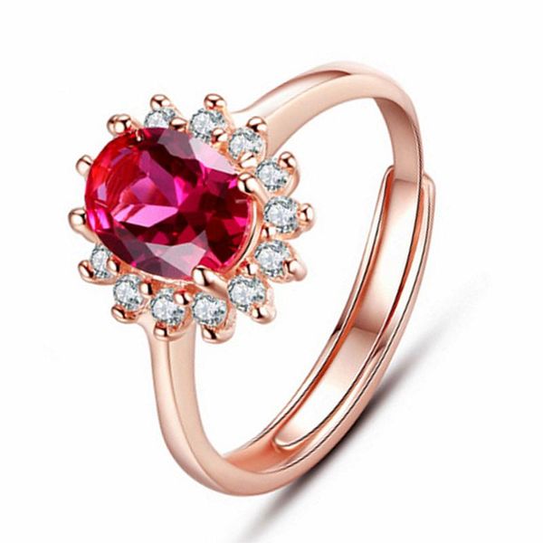 wedding rings women rose gold red zircon opening ring fashion natural stone female finger resizeable exquisite jewelry, Slivery;golden
wedding rings women rose gold red zircon opening ring fashion natural stone female finger resizeable exquisite jewelry, Slivery;golden