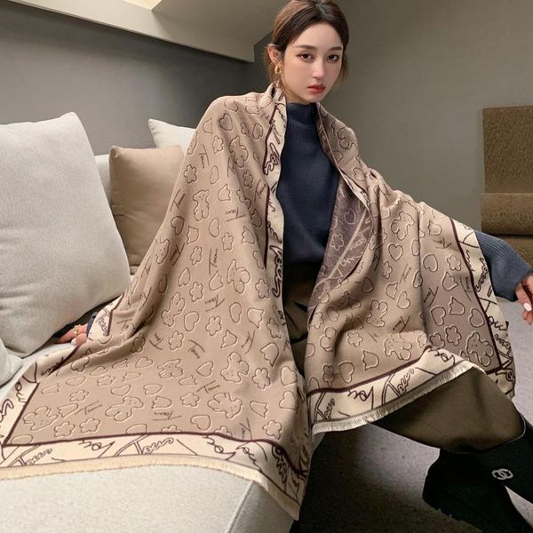 scarves autumn and winter scarf women's fashion korean version of wild warmth thickened double-sided cashmere shawl wrapped headscarf, Blue;gray
scarves autumn and winter scarf women's fashion korean version of wild warmth thickened double-sided cashmere shawl wrapped headscarf, Blue;gray