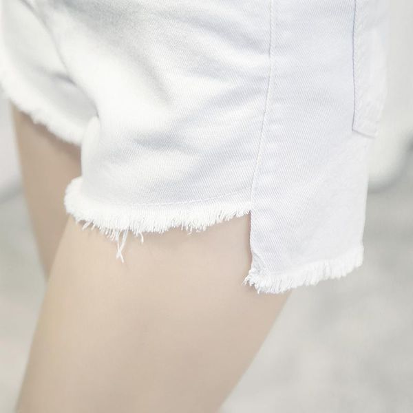 women's shorts summer women fashion frayed tassel denim jeans beggar ripped casual vadim feminino, White;black
women's shorts summer women fashion frayed tassel denim jeans beggar ripped casual vadim feminino, White;black