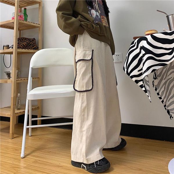 corduroy pants winter fashion vintage korean style wide leg loose casual high waist streetwear hip hop trousers women's & capris, Black;white
corduroy pants winter fashion vintage korean style wide leg loose casual high waist streetwear hip hop trousers women's & capris, Black;white