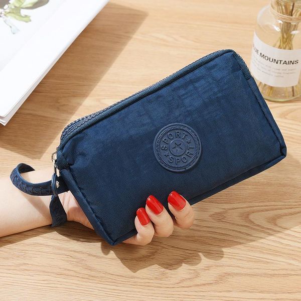 fashion women canvas wallet clutch bag lady coin purse phone three layer zipper big capacity handbag makeup, Red;black
fashion women canvas wallet clutch bag lady coin purse phone three layer zipper big capacity handbag makeup, Red;black
