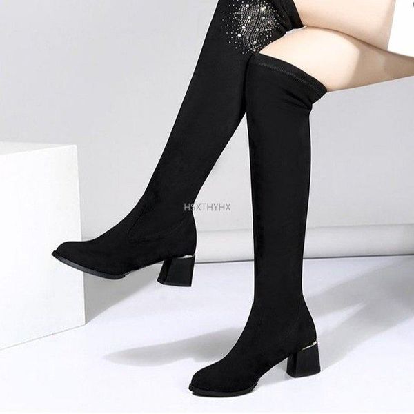 boots 2022 women high heels stretch thigh ladies autumn winter over the knee party shoes femme woman, Black
boots 2022 women high heels stretch thigh ladies autumn winter over the knee party shoes femme woman, Black