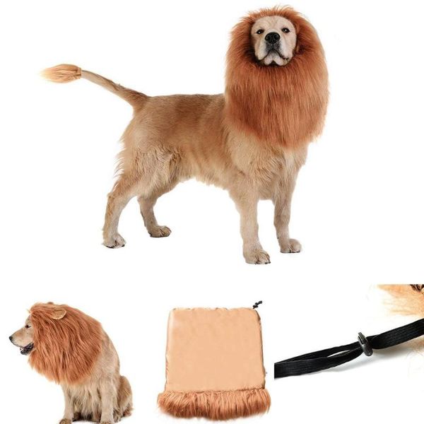 dog apparel pet fancy costume cosplay lion wig cap hat dress up brown 74cm/29.1inch with ears
dog apparel pet fancy costume cosplay lion wig cap hat dress up brown 74cm/29.1inch with ears