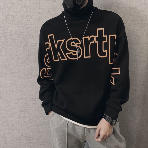 men's jackets sweatshirt, hip hop casual street clothes, hipster, crew neck sweater, black, autumn, Black;brown
men's jackets sweatshirt, hip hop casual street clothes, hipster, crew neck sweater, black, autumn, Black;brown