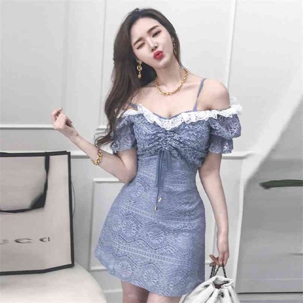 lace mini dress for women summer sleeveless sling bow sundress ladies off shoulder party dresses 210602, Black;gray
lace mini dress for women summer sleeveless sling bow sundress ladies off shoulder party dresses 210602, Black;gray