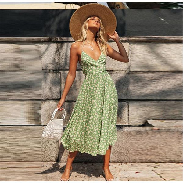 casual dresses summer small daisies floral print chiffon women dress 2021 v-neck suspenders beach midi sundress femme robe, Black;gray
casual dresses summer small daisies floral print chiffon women dress 2021 v-neck suspenders beach midi sundress femme robe, Black;gray