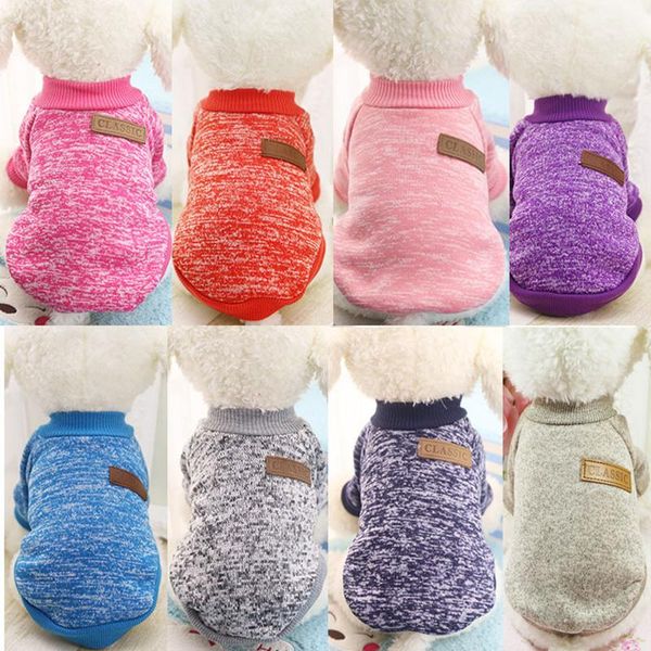 dog apparel winter warm pet clothes sweater cotton soft coat costumes puppy suits clothing for small large dogs pets xs-2xl