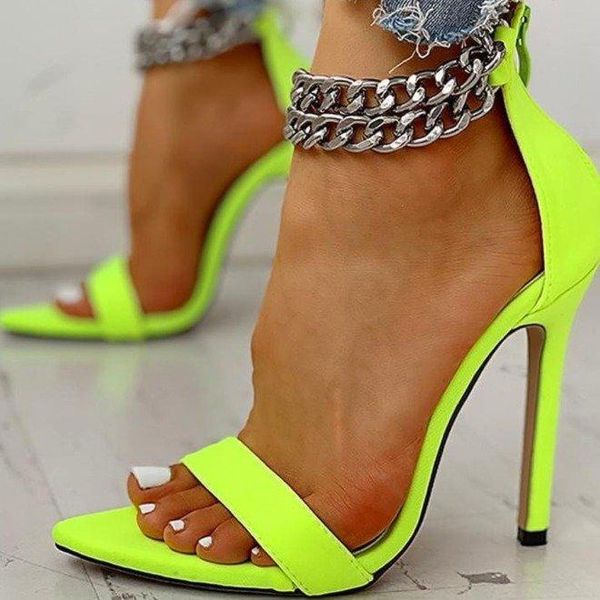 sandals women office pumps metal decoration chain buckled open toe thin heels leopard fashion stylish shoes, Black
sandals women office pumps metal decoration chain buckled open toe thin heels leopard fashion stylish shoes, Black